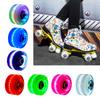 Quads Skate Replacement Wheels with Bearings, Roller Skate Wheels Wear Resistant Wheels for Double Row Skate Skateboard