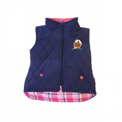 British Country Collection Dětská/dětská Tři tlustí poníci Prošívaná jezdecká vesta