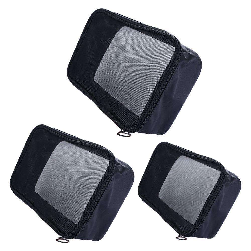 Wash Pouch Travel Zipper Female Toiletry Bag Mesh Cosmetic Bag Makeup Case Storage Bag Bath Storage