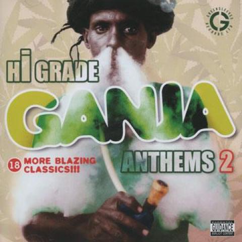 CD VARIOUS - Hi Grade Ganja Anthems 2 GREZCD3005 Greensleeves 2008 UK Reggae, Ska & Dub Used