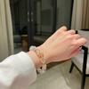 Natural white crystal bracelet for women, healing gift, white Azeztulite yellow crystal bracelet, niche light luxury jewelry