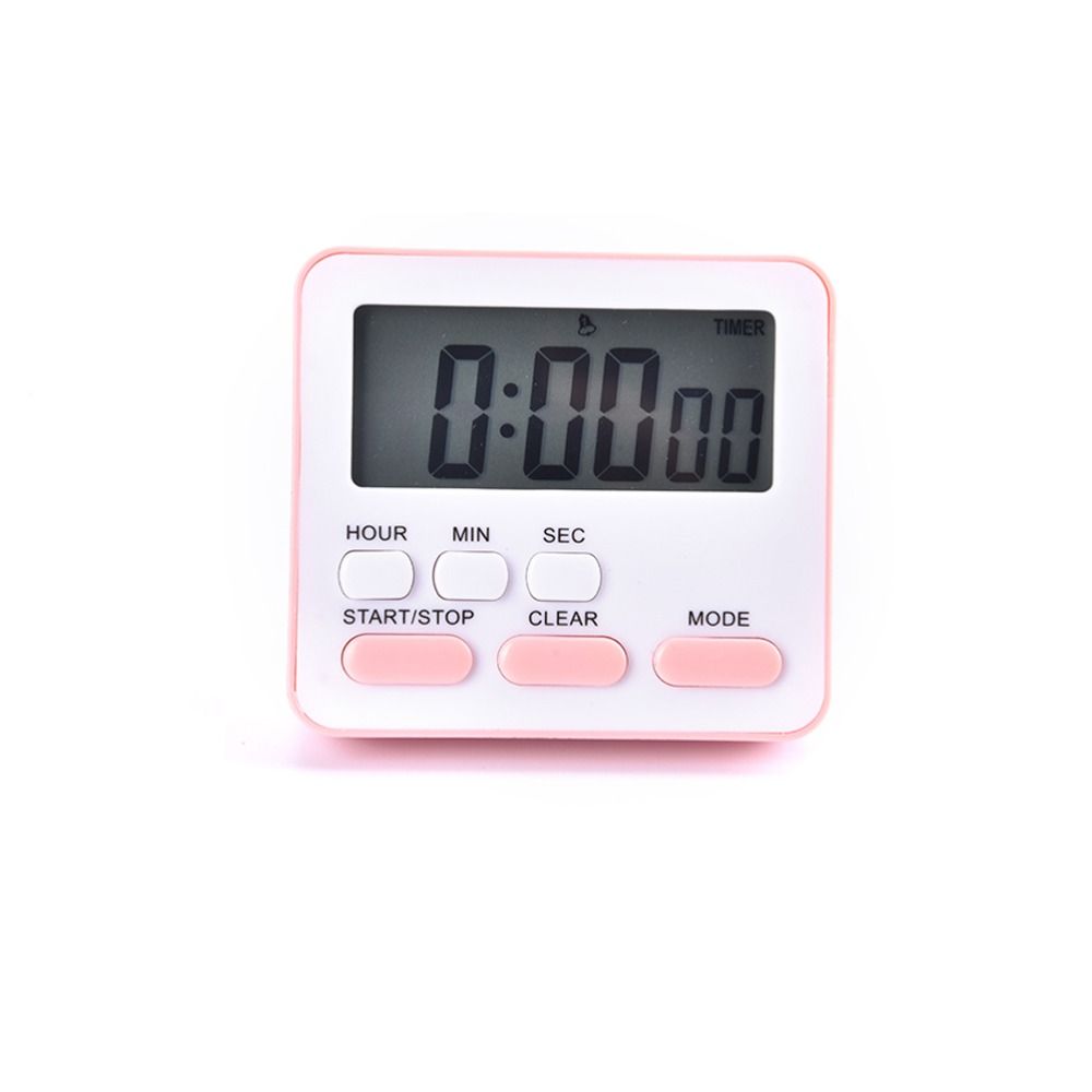 Multifunctional LCD Digital Display Cooking Countdown Kitchen Accessory Kitchen Timer Stopwatch With Flashing Light Alarm Clock3