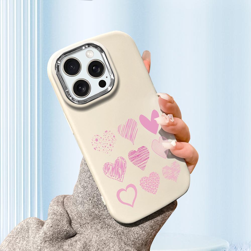 For iPhone 15 14 13 11ProMax 14 15 16 Samsung S25 S24 S23 S22 Redmi 10 13 14C Cartoon Black Cat Silver Edge Soft Liquid Silicone Protective Casing