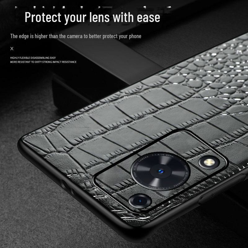 Luxuriöse Lederhülle mit Krokodilmuster für Huawei Enjoy 70/70Pro