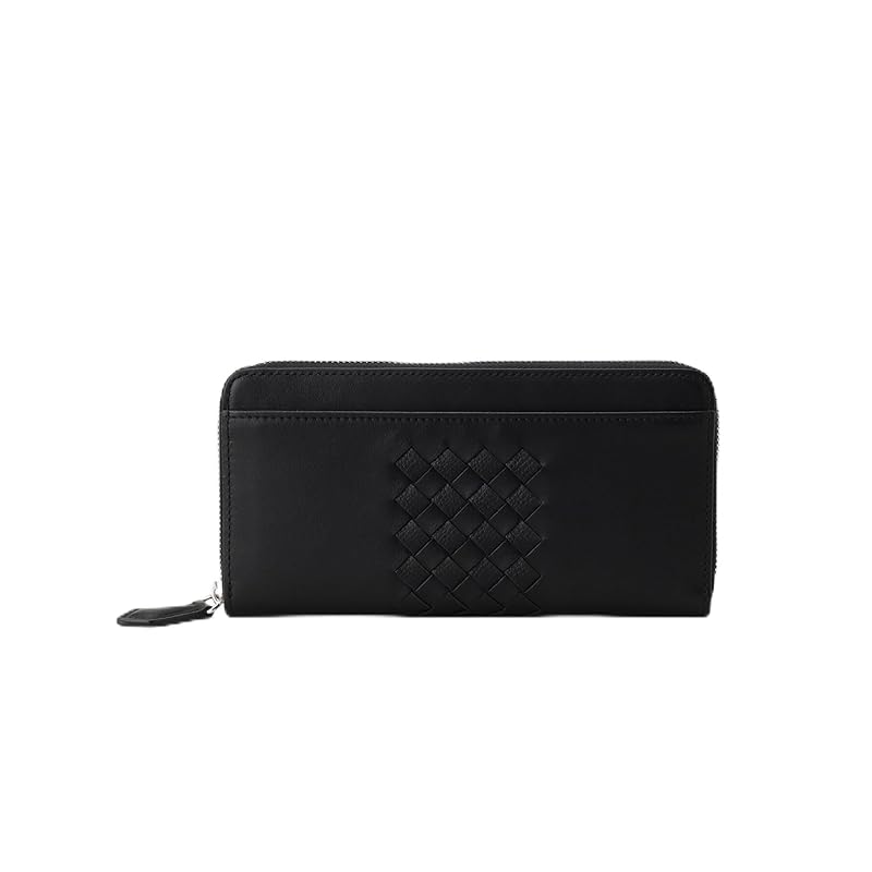

[ Takeo Kikuchi ] wallet Intrecciato 3-way round long wallet 07009402 men s Black(019) 00