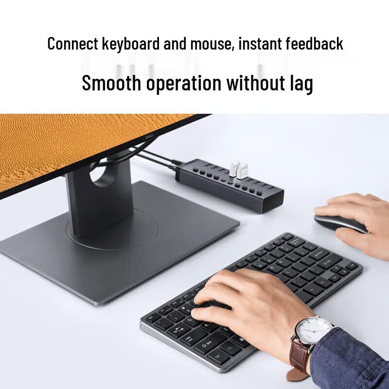 UGREEN USB 3.0 10-Port Hub with Power Adapter