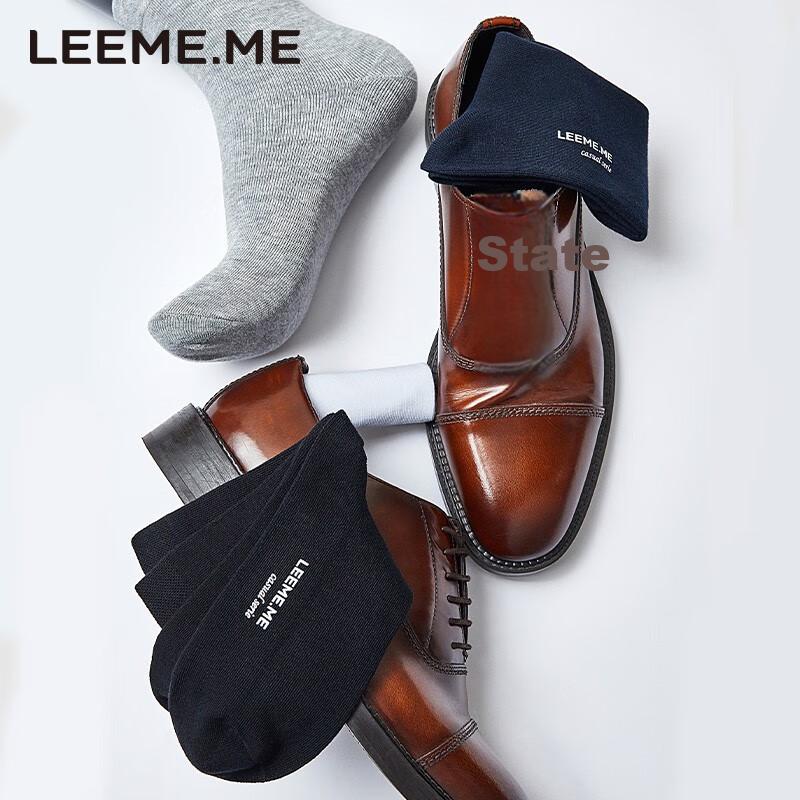 Limi [10A ] Men's Socks, Autumn And Winter Men's Socks, Breathable Business Casual Mid-Calf Socks, Men's Mid-Calf Socks, 6 Black