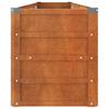 Vidaxl Raised Planter, Rusty, 320X40X45 Cm, Corten Steel