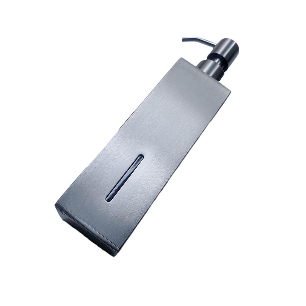 304 Stainless Steel Gold Brushed Square Hand Soap Dispenser Portable Lotion Bottle Shampoo Press Bottle Bathroom Accessories