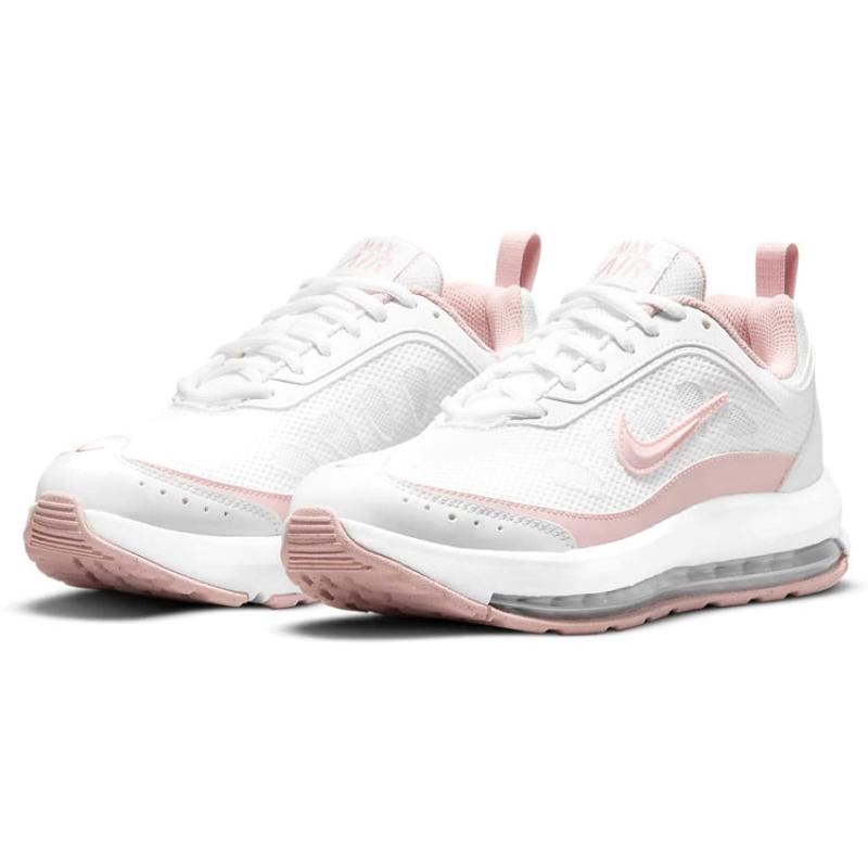 Nike Tênis Feminino Air Max Ap 'White Pink Glaze' Sapatos Casuais CU4870-101