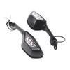Motorcycle Rear View Mirrors with LED Turn Signal Lights Replacement for NINJA ZX10R 2011?2015