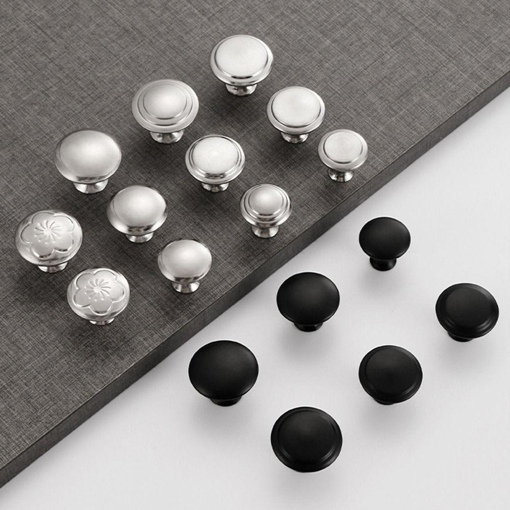 2Pcs/Set Cupboard Cabinet Drawer Knobs Furniture Hardware Door Handles Durable Single-hole Pull