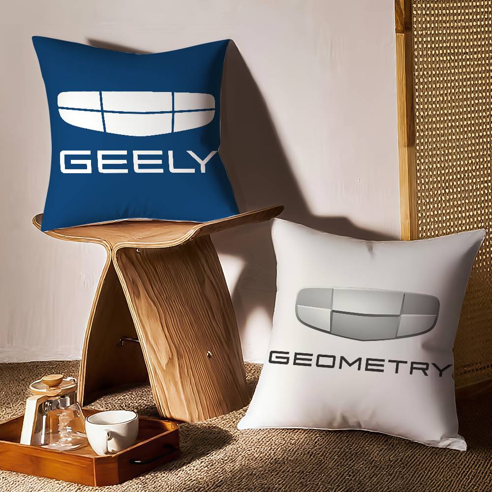 GEELY Pillow Case Sofa and Living Room Decorative Cushion Covers Dust-proof and Mite-proof Invisible Zipper