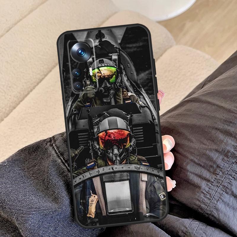 Fighter Planes Case For Xiaomi 13T 12T 11T 14 13 Pro 12 Lite 12X POCO F5 X3 X5 Pro F3 F4 X4 M5s C65 Funda