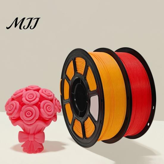 High Precision Filament 3D Printer PLA+ 1.75mm, 1kg Spool Toughness Filament, Low Warp Single Color for Models Printing Smooth Extrusion