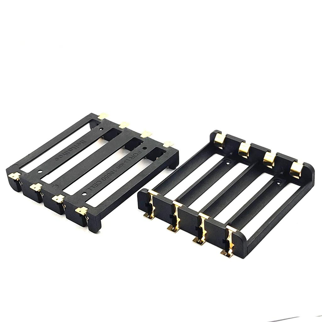 1x2x3x4x18650 Smt Battery Holder 18650 Smd Storage Box Battery Container Power Bank with Bronze Pins Rechargeable SMT DIY