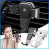 Gravitační držák telefonu na auto s klipem na mřížku ventilace Stojan Příslušenství Pro Alfa Romeo 147 159 Giulietta Giulia Mito Spider Alpha Opěrka hlavy