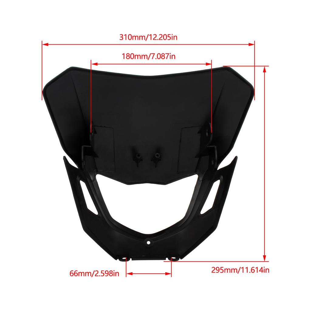 Motorbike Headlight Cover Motorcycle Headlamp Shade Head Light For Yamaha WR250F WR450F YZ250F YZ450F Dirt Pit Bike Accessories