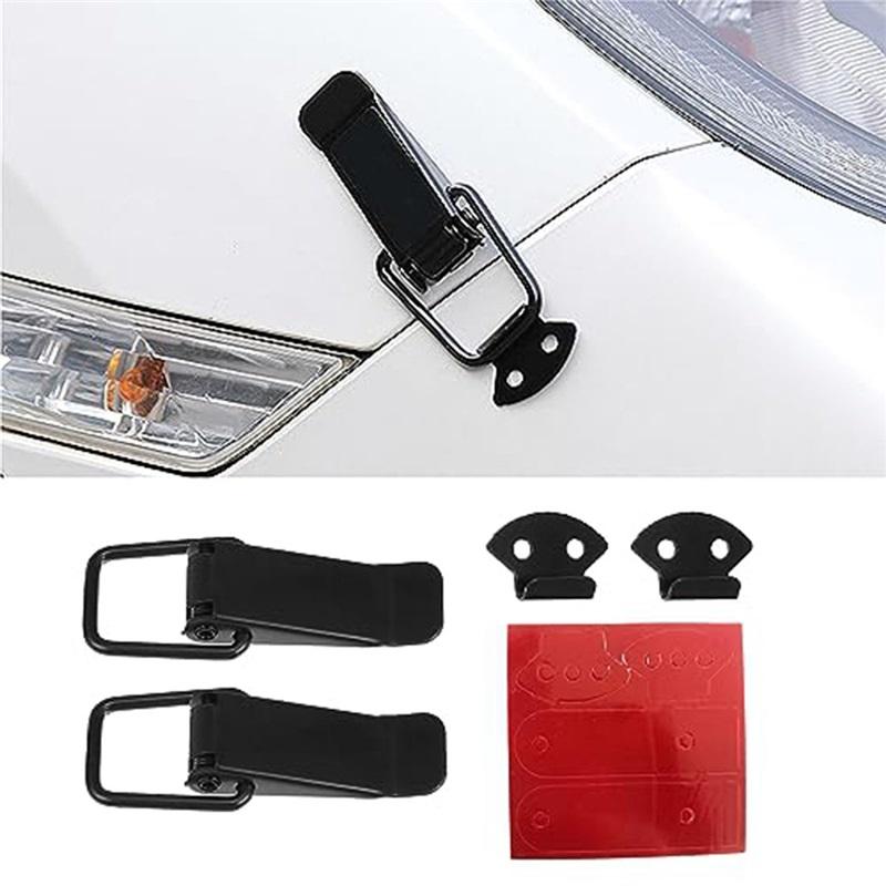 Universal Car Rear Trunk Buckle Bumper Hood Lock Catch Decorative Fastener Modification Parts