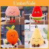 Cute Strawberry Watermelon Carrot Pear Plush Toy For Kids 25cm Height Gift