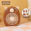 Solid Color Cute Capybara Fan Creative USB Mini Fan Simple Cartoon Handheld Fan  Camping