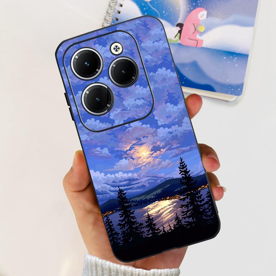 For Infinix Hot 40 Pro Case X6837 Cute Fashion Cover Soft Silicone Phone Case For Infinix Hot 40i Hot40 Pro Hot40i Fundas Bumper