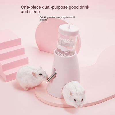 Non Slip Bottle Dispenser Plastic Feeding Kettle with Stand Hamster Water Dispenser Pet Supplies