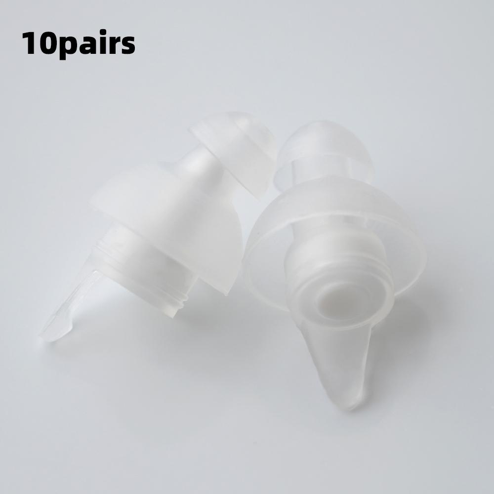 HUAK Reusable High Fidelity Concert Silicone Ear Plugs for Noise Cancelling Musicians Motorcycles Sleeping Work, Study, Swim