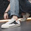 Fashion Fashion Trend Versatile Low Top Casual Canvas Shoes for Men 2025 Autumn New Niche Designed Comfortable Non Slip Lace Up Sneakers