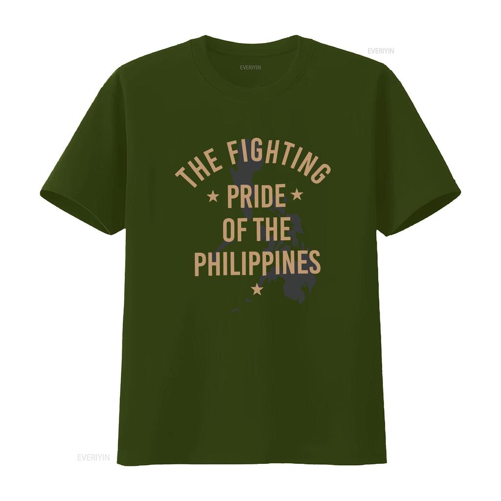 The Fighting Pride of Philippines Team Pacquiao T Shirt vintage Washed Soft streetwear fashion Stylish Casual Slightly