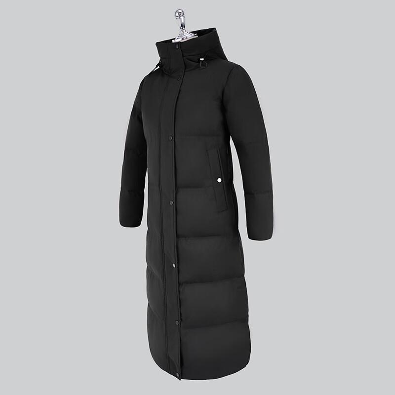 Teluoman Women's Long Hooded Winter Padded Jacket