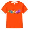 100% Cotton Sunny Bunnies Children's T-shirt Cute Rabbit Cartoon Print Girls Tops Boys Tees Fashion Kids Summer Clothes Short Sleeve  Anime T-shirt
