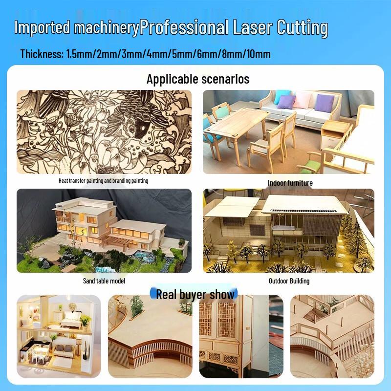 Jimei Architectural Model Wood Sheet