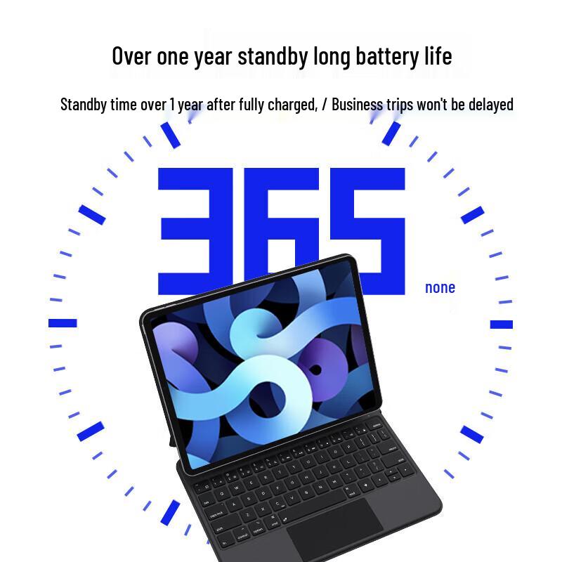 AUSDOM Magkey 12.9 Magnetische Tastaturhülle für iPad Pro/Air 13 Zoll