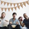 15pcs DIY Baseball Birthday Banners Easy To Install Pre-Assembled Sports Theme Banner Paper Football Cutout Pennant