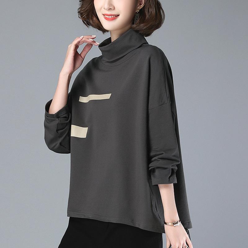 Pulover Fleece cu Gât Înalt pentru Femei 2024 - Top Lejer Versatil de Primăvară/Toamnă