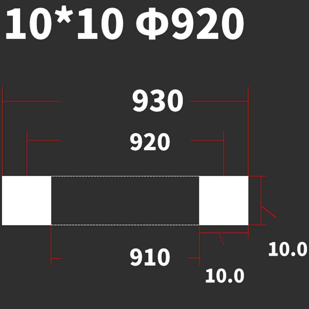 170-1220mm VMQ Silikonkautschuk 10mm Quadratische Dichtung Dichtungsstreifen Für Druck Runde Mannloch-Behälter Runde Mannloch-Tür Sanitär
