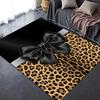 2025 Neuer Leopardenmuster Schleifen Teppich für Wohnzimmer Schlafzimmer Zuhause Sofadekoration, Kinderspiel Rutschfeste Bodenmatte91