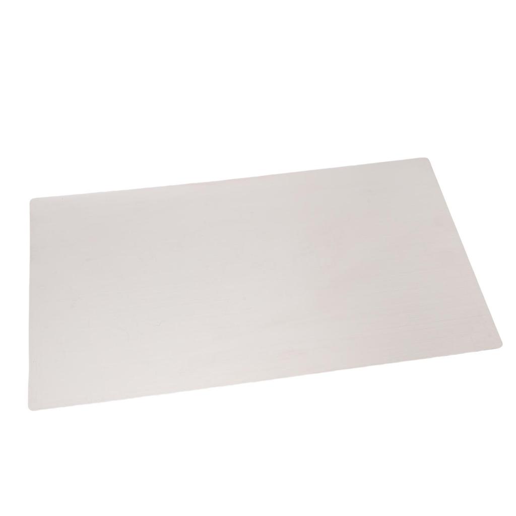 Plaque Adaptatrice Métal Inoxydable pour Machine de Découpe 38x22.5 cm Plaque Universelle de Calage pour Découpe à l'Emporte-pièce Scrapbooking pour Fin