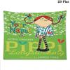 Pippi Longstocking Custom Name Wall Tapestry Aesthetic Wall Hanging Printed Fabric Blanket Decorative Tapestries for Bedroom Living Room Home Decor