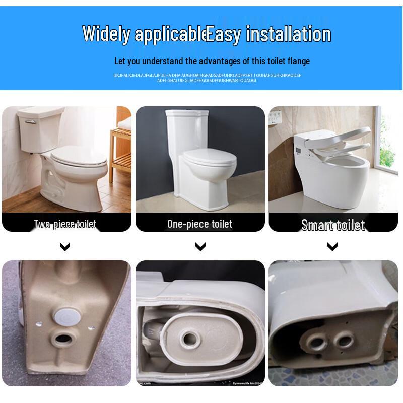 Toilet Flange Sealing Gasket & Plug Set