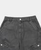 EXCONTAINER Vintage Dyed Cargo Pants (Grey)