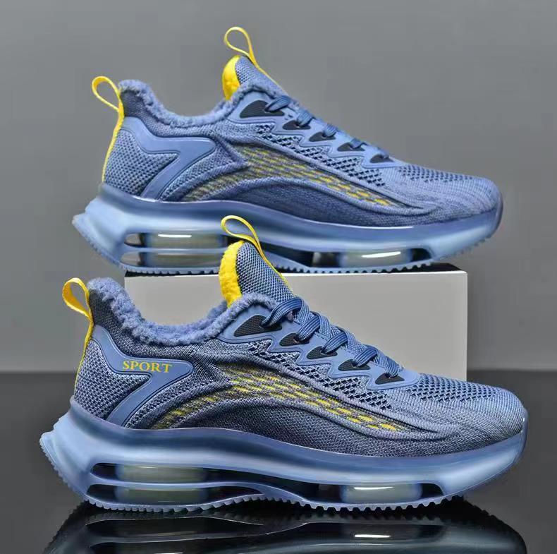 Men's 2025 Air Cushion Running Shoes: Spring & Autumn Casual Sport Shoes with Shock Absorption