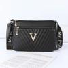 Large-capacity, Exquisite Women's Bag, Versatile Crossbody Bag, Diamond-patterned Embroidered Thread Women's Single-shoulder Bag