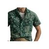 Polo Ralph Lauren Printed Camp Collar Button-Up Short Sleeve Shirt Men Shirts Green 710971799-001