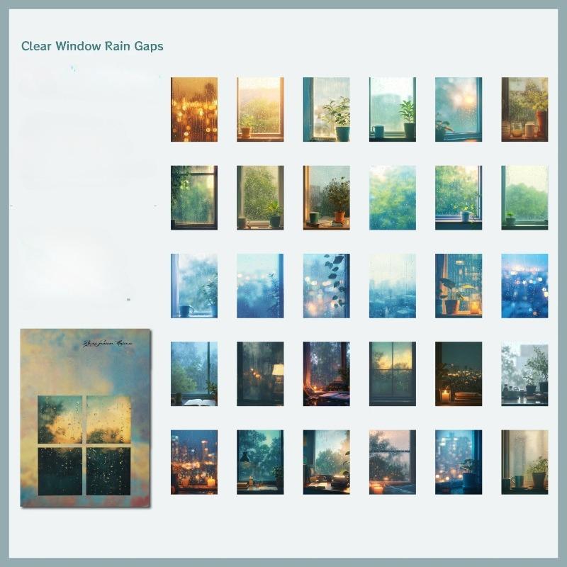 30 Pcs Outdoor Landscape Material Paper Aesthetic Scenery Decor Scrapbooking Diary Album Collage Material Junk Journal Supplies