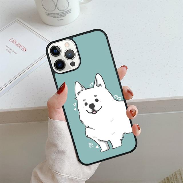 Samoyed Puppy Phone Case For iPhone 17 Air 13 12 14 15 16 Cover For Apple 14 15 16 Pro Max 6S Plus Coque