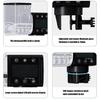Digital Timer Fish Feeder For Aquariums Automatic Food Dispenser Quiet Operations Easy Installation Design for Pet Care