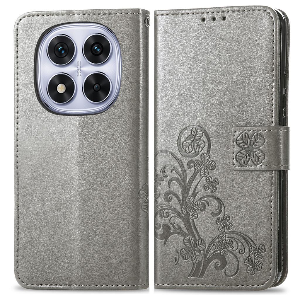 For Xiaomi Poco M8 Pro 5G/Redmi Note 15 Pro+ 5G (Global) Leather Case Four-Leaf Clover Wallet Phone Cover