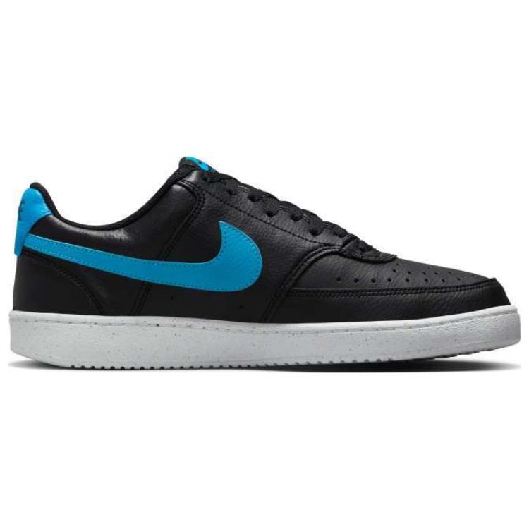 Nike Court Vision Low Next Nature Black Laser Blue Men Sneakers White DH2987-005